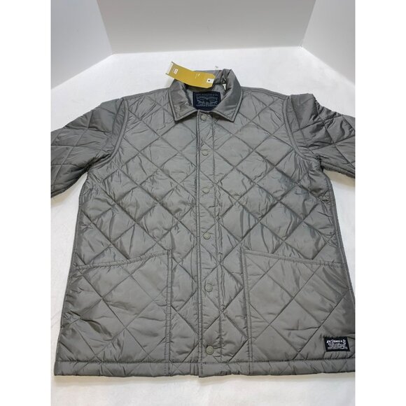 NWT Levi's Men's North Point Coaches Jacket in Grey Size Medium - Picture 3 of 10